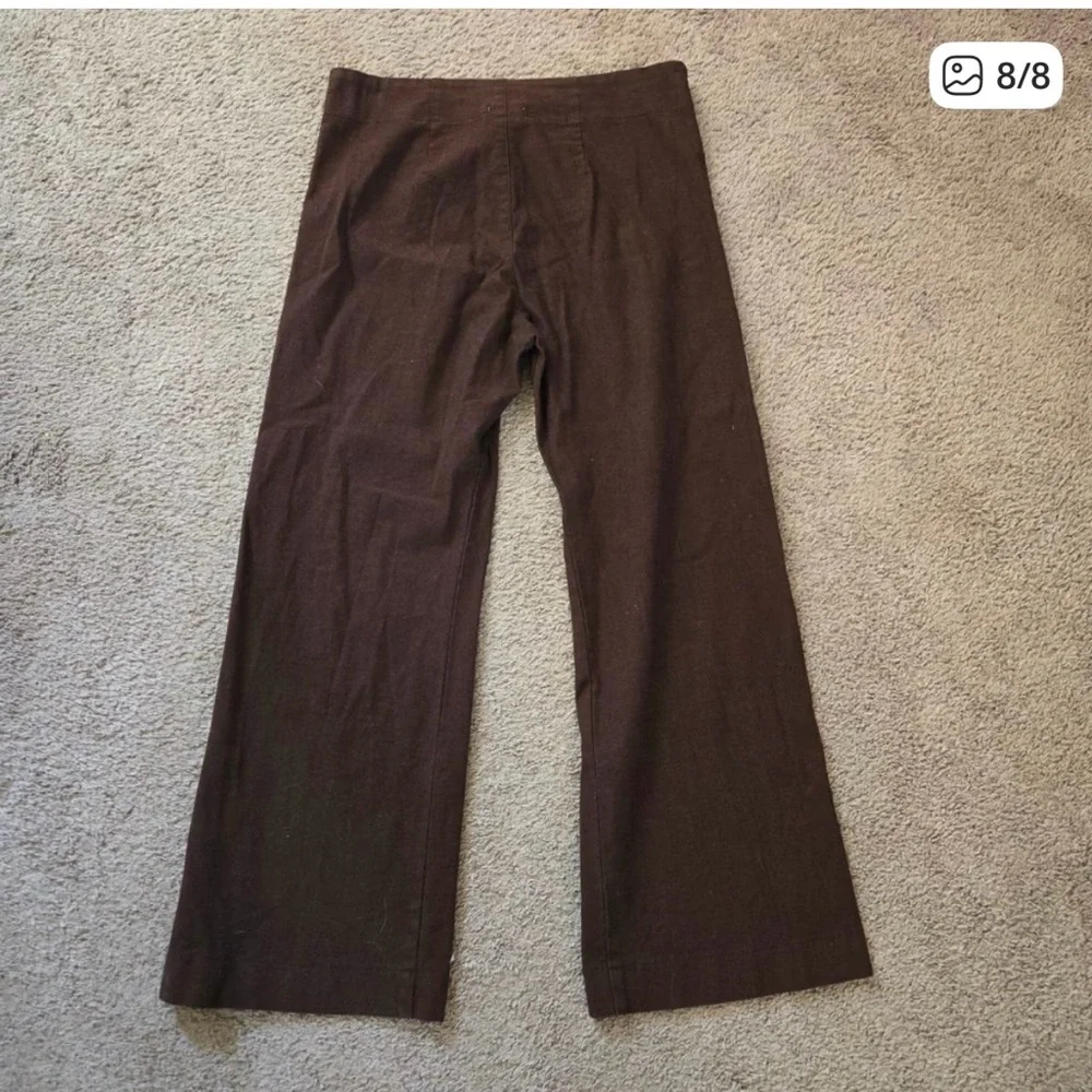Prairie Underground knack Brown Wide Leg Pants Size L - Picture 3 of 7